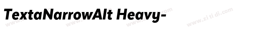 TextaNarrowAlt Heavy字体转换